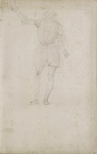 Studie voor een Johannes de Doper door Pietro Perugino